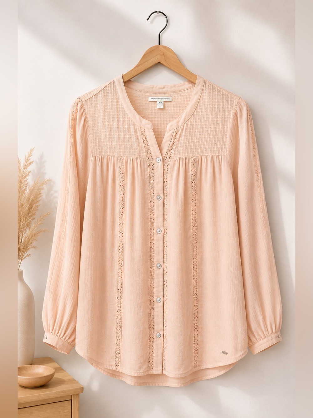 American Eagle Button Up Blouse (rack)
